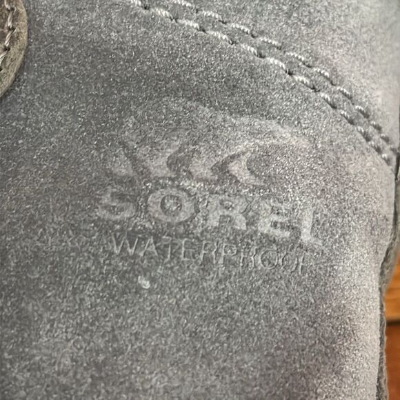 Sorel Women's Gray Fur-Trimmed Boots size 6 - Picture 5 of 11